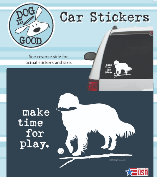 Make Time for Play Decal