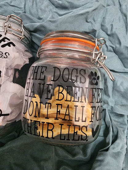 Dog Treat Jars