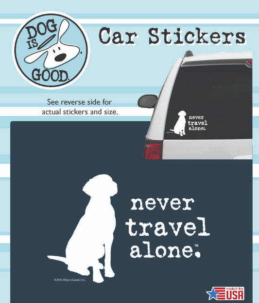Never Travel Alone Decal