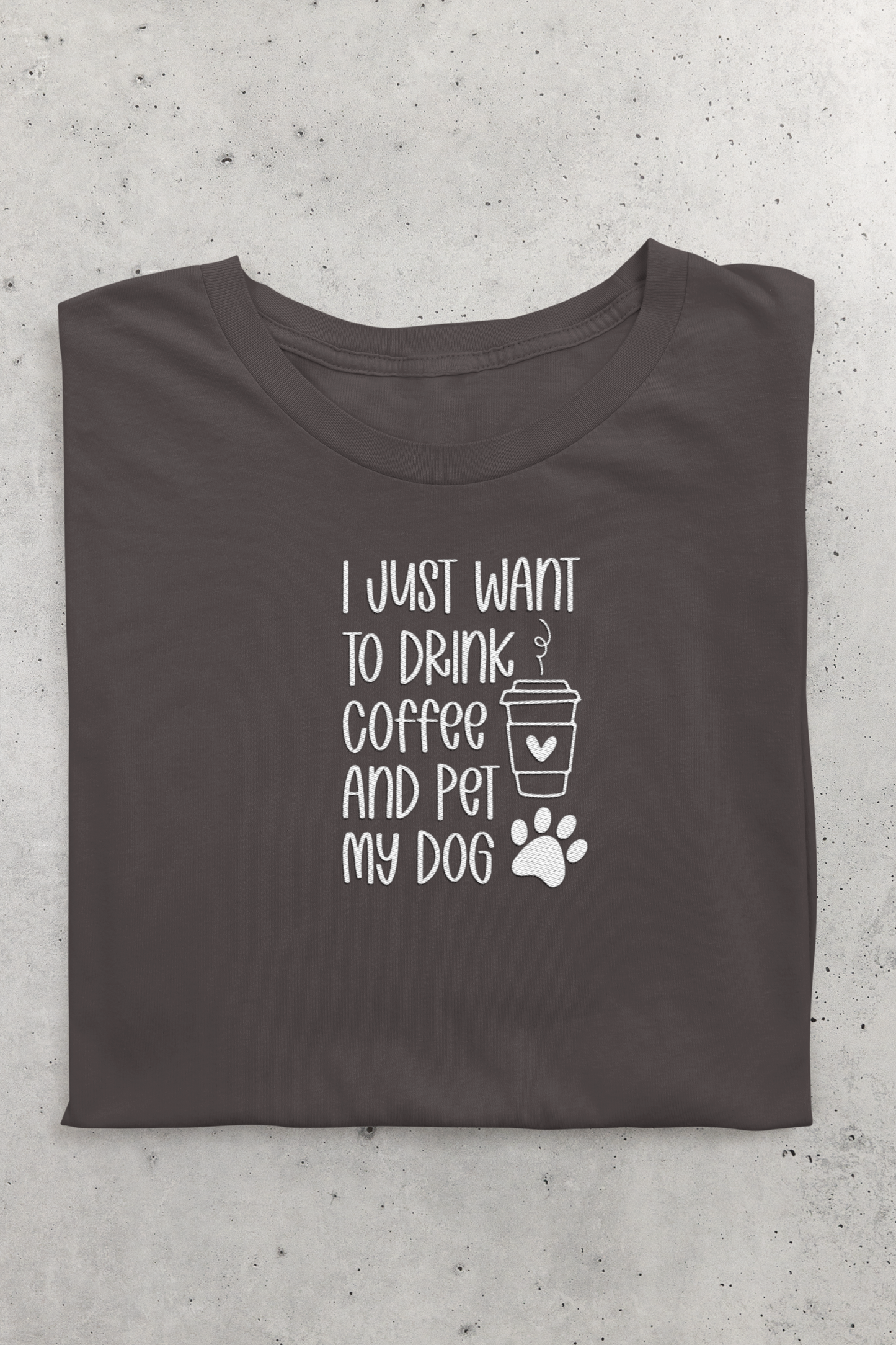 I just want to drink Coffee and Pet My Dog