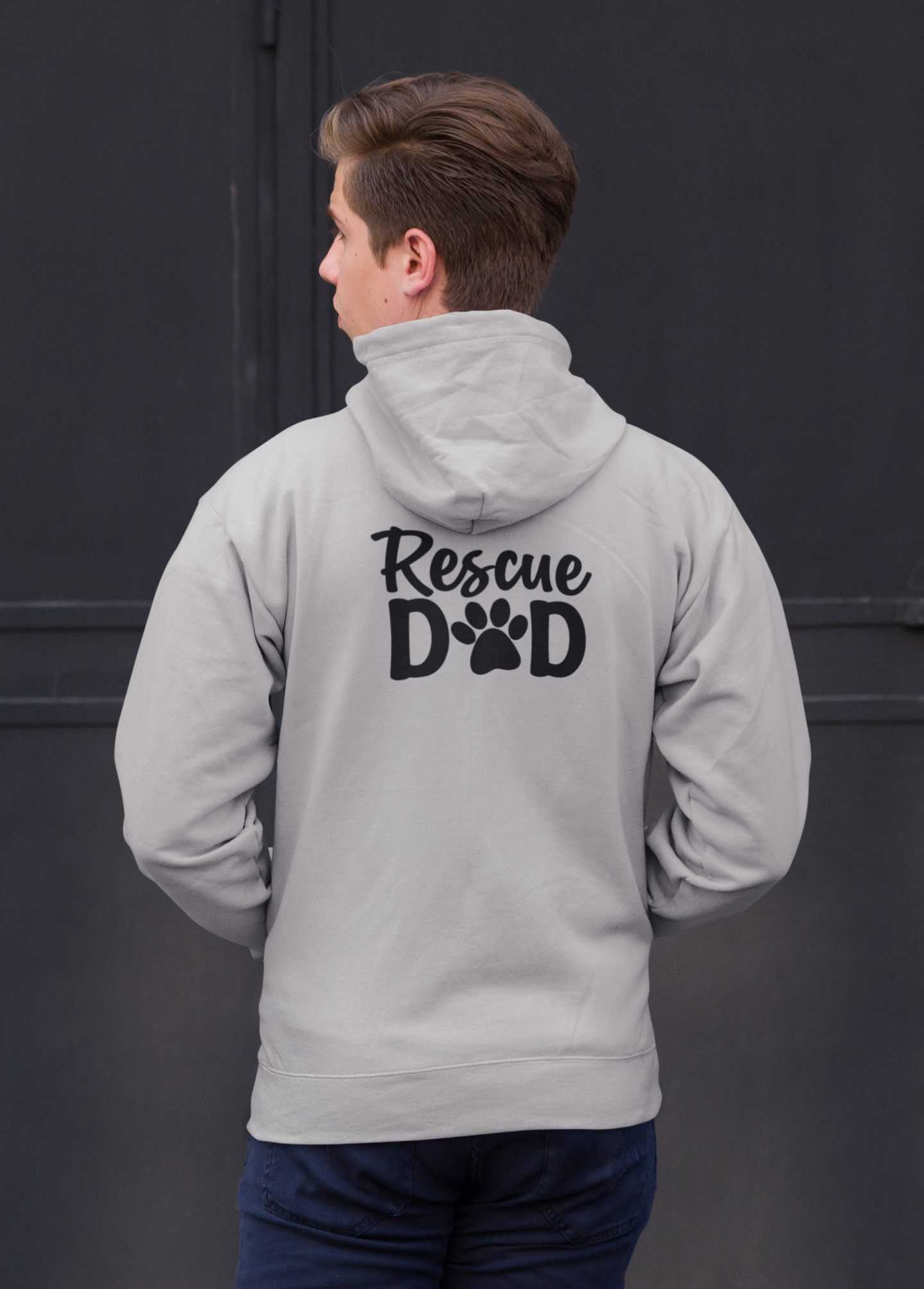 Rescue Dad Zip Hoodie