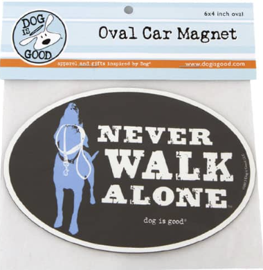 Never Walk Alone Car Magnet