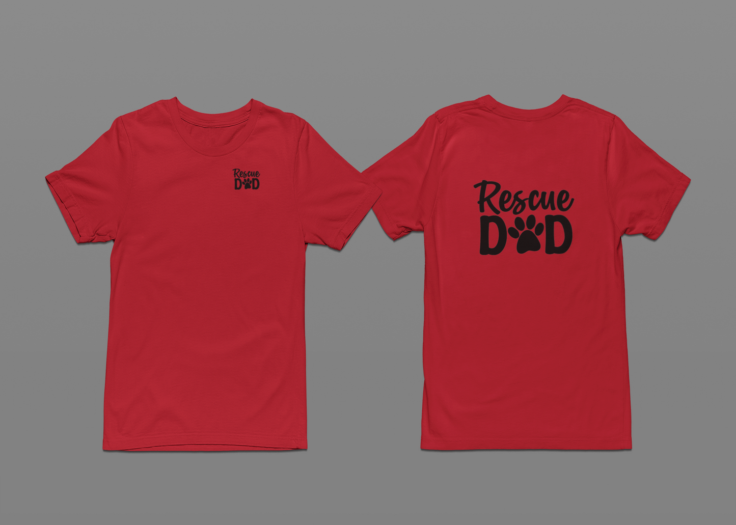 Rescue Dad Crew Neck Tshirt