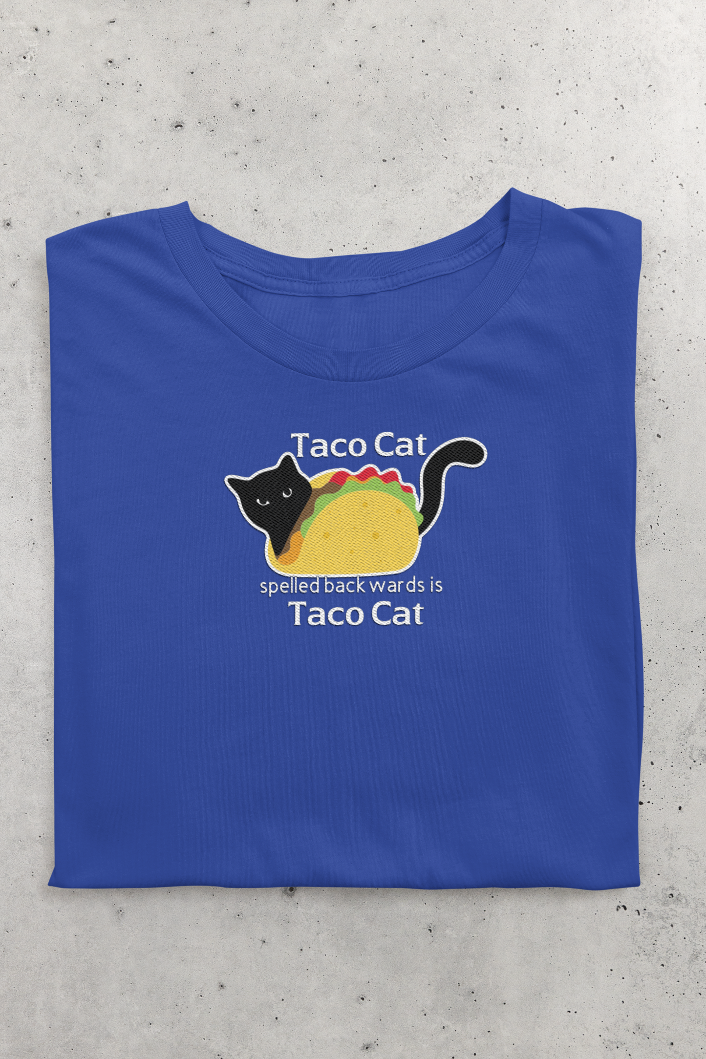 Taco Cat long crew neck