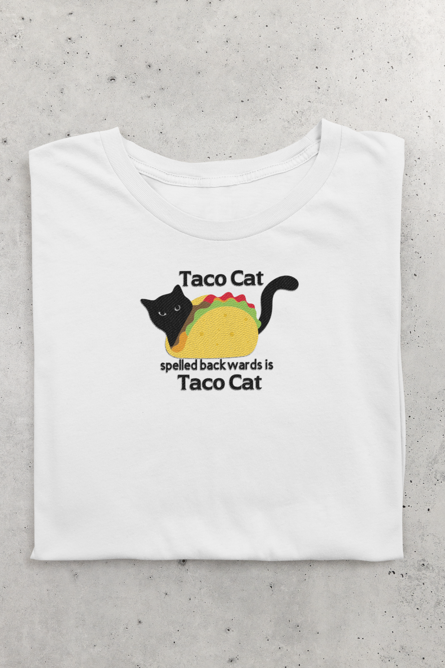 Taco Cat long crew neck