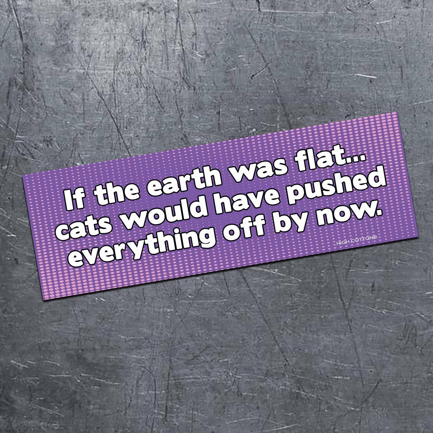 If the Earth was Flat magnet